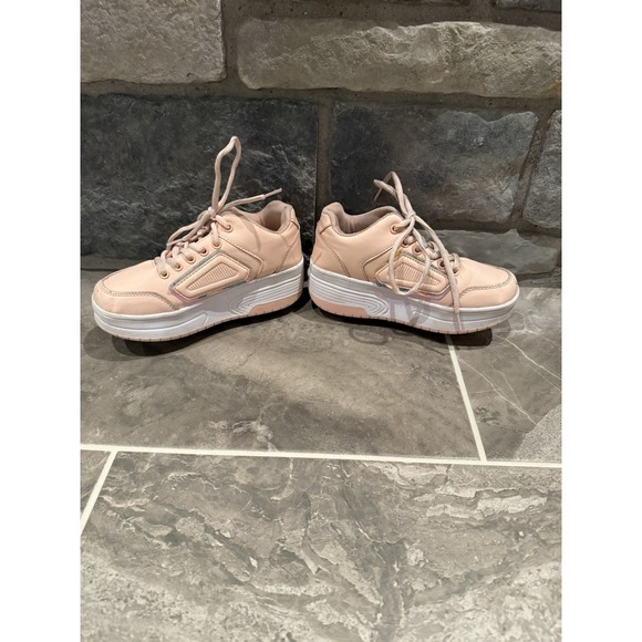 Miya-Miya Roller Skate Shoes Girl's Pink Kids Size 1 Adjustable Rollers Button - Picture 13 of 16